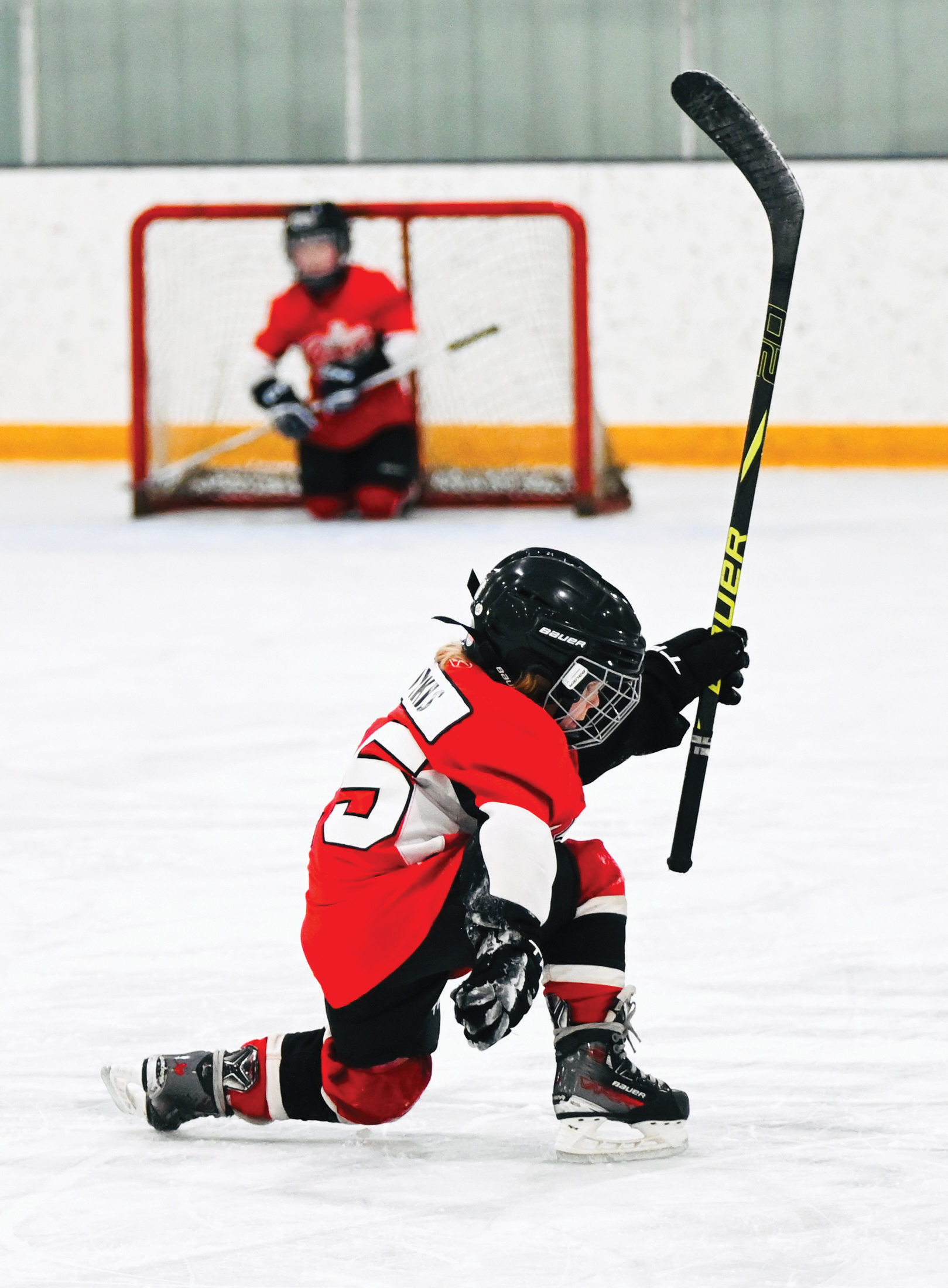 There are 112 hockey players ranging from U7 to U18 that fill the rink and skate all season at the Redvers Rec Centre.